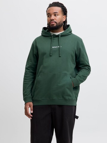 Sweat-shirt Jack & Jones Plus en vert : devant