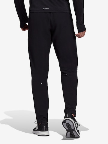 ADIDAS SPORTSWEAR Regularen Športne hlače 'Own The Run Soft Shell' | črna barva