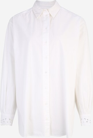 Camicia da donna 'Susanna' di Selected Femme Tall in bianco: frontale