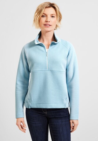 CECIL Sweatshirt in Blue: front