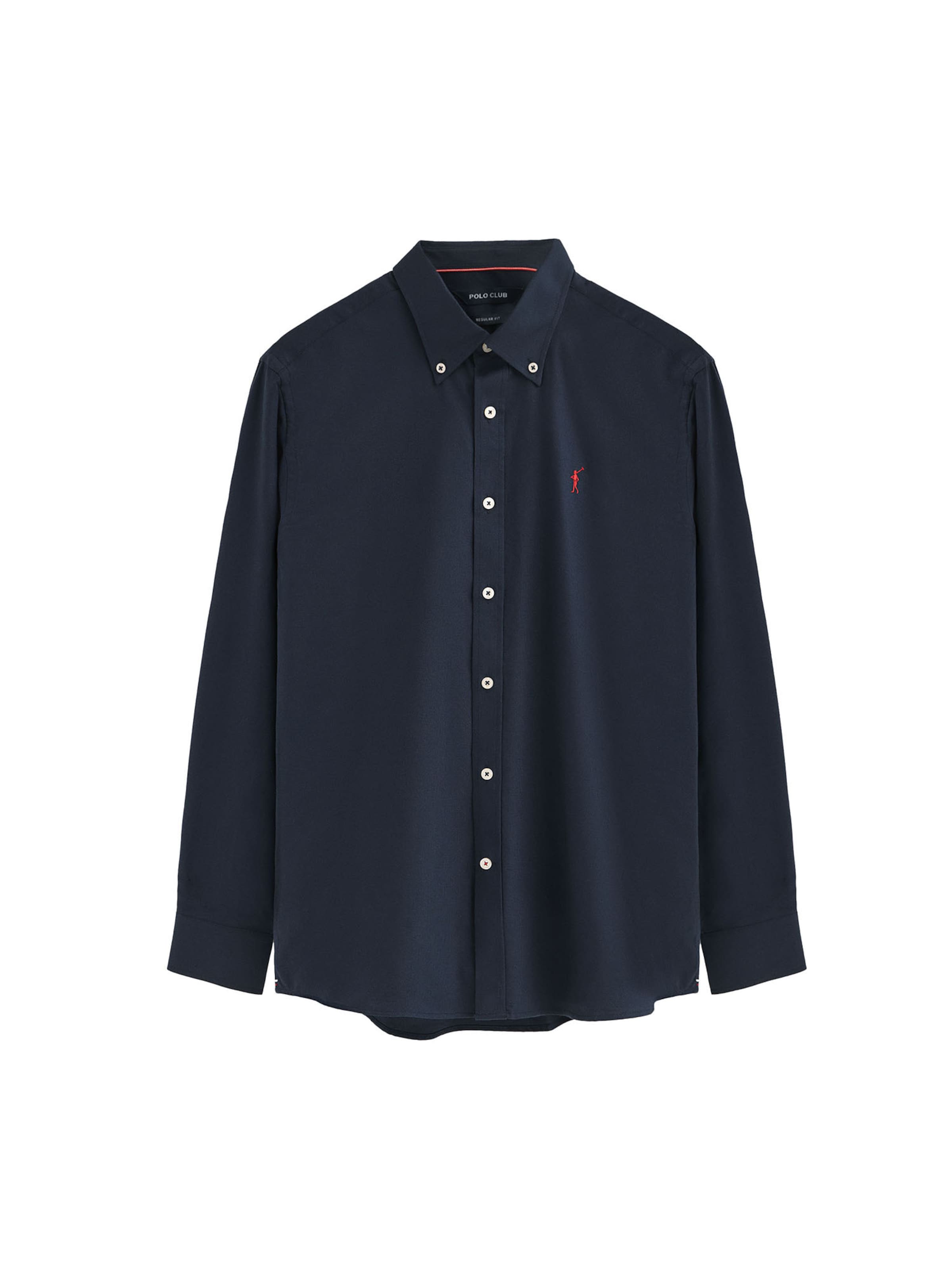 Polo Club Regular Fit Hemd in Blau: Vorderseite
