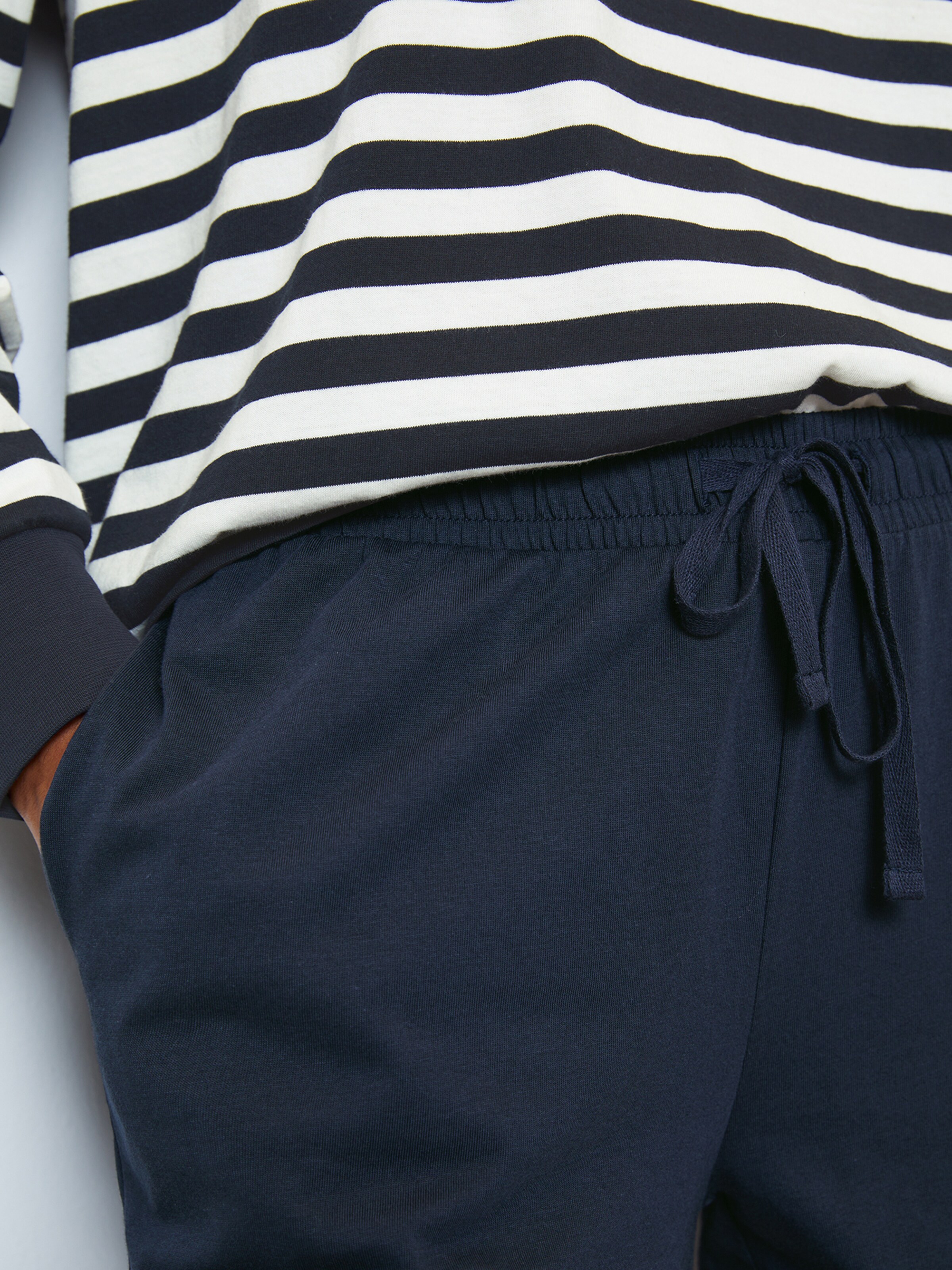 Marc O'Polo Pyjama ' Mix & Match Cotton ' in Blau