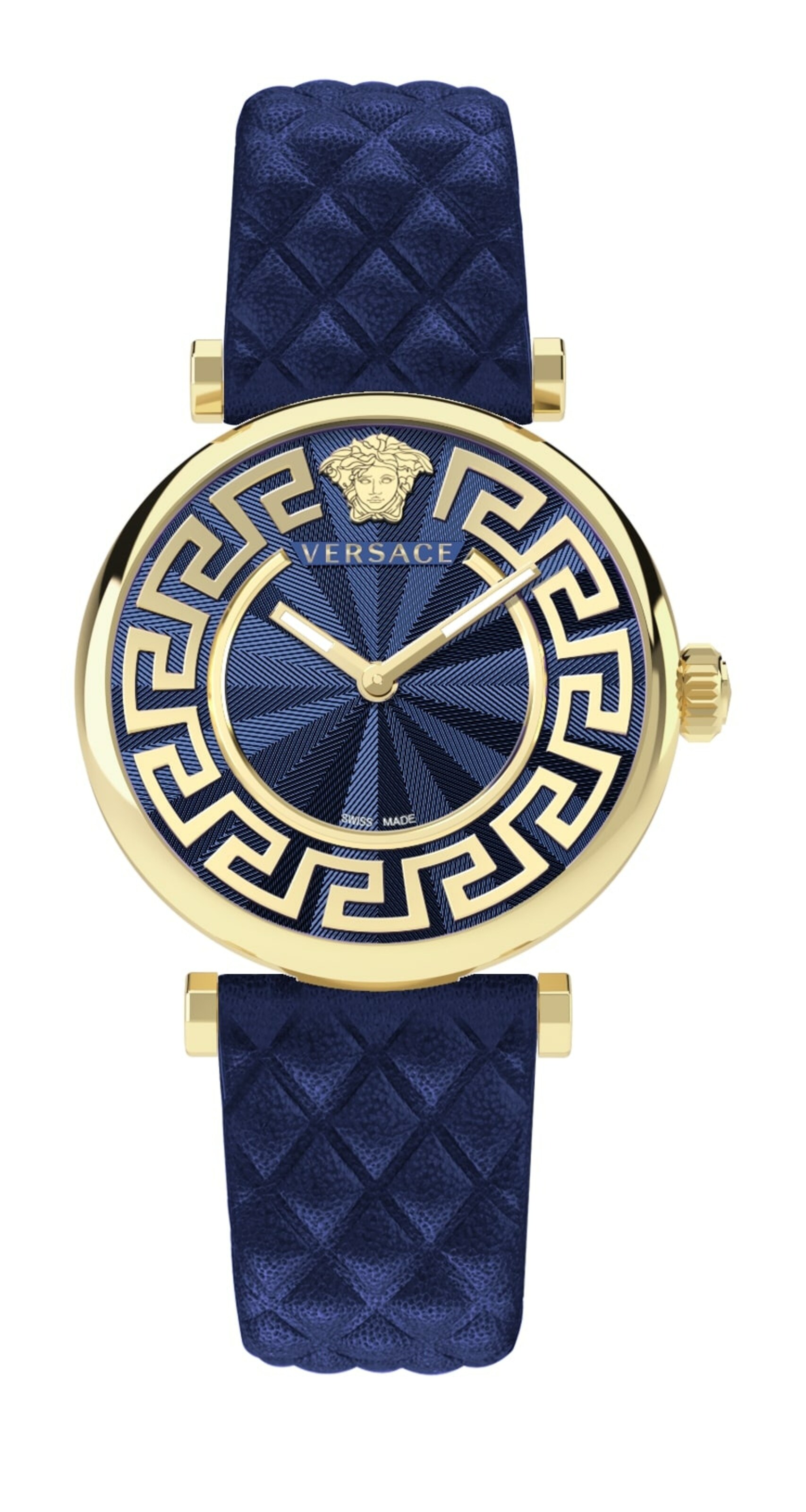 VERSACE Analog watch in Blue / Gold, Item view