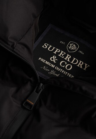 Superdry & Co Wintermantel in Zwart