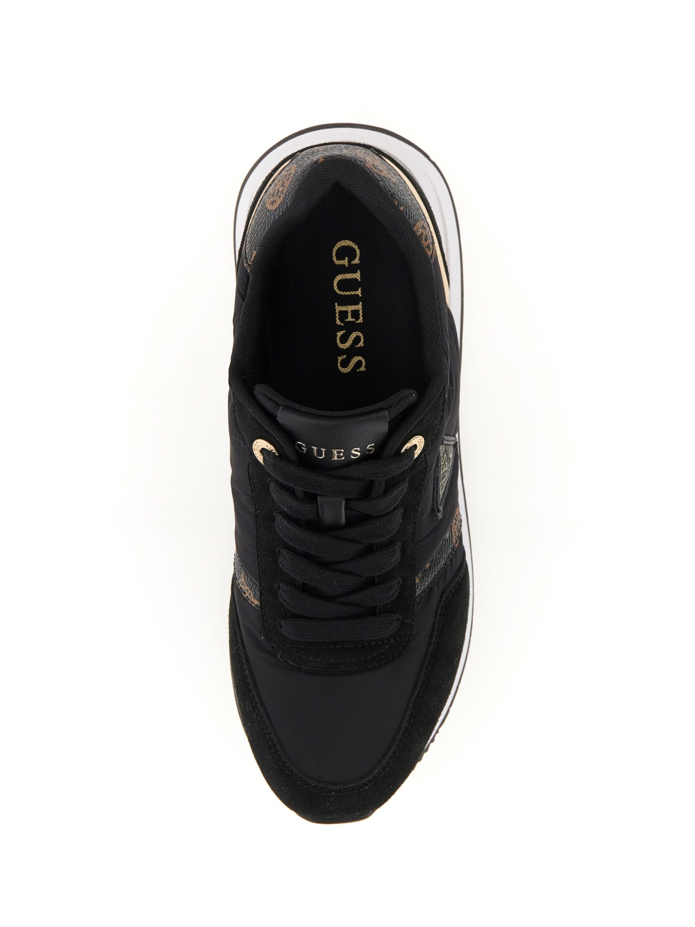 GUESS Sneaker 'EAGAR' in Schwarz