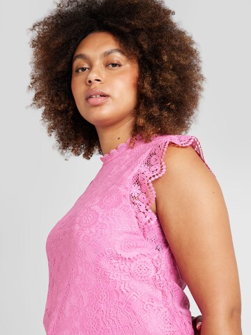 PIECES Curve Blouse 'PCOLLINE' in Roze