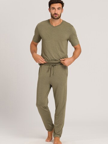 Hanro Regular Workout Pants ' Casuals ' in Green