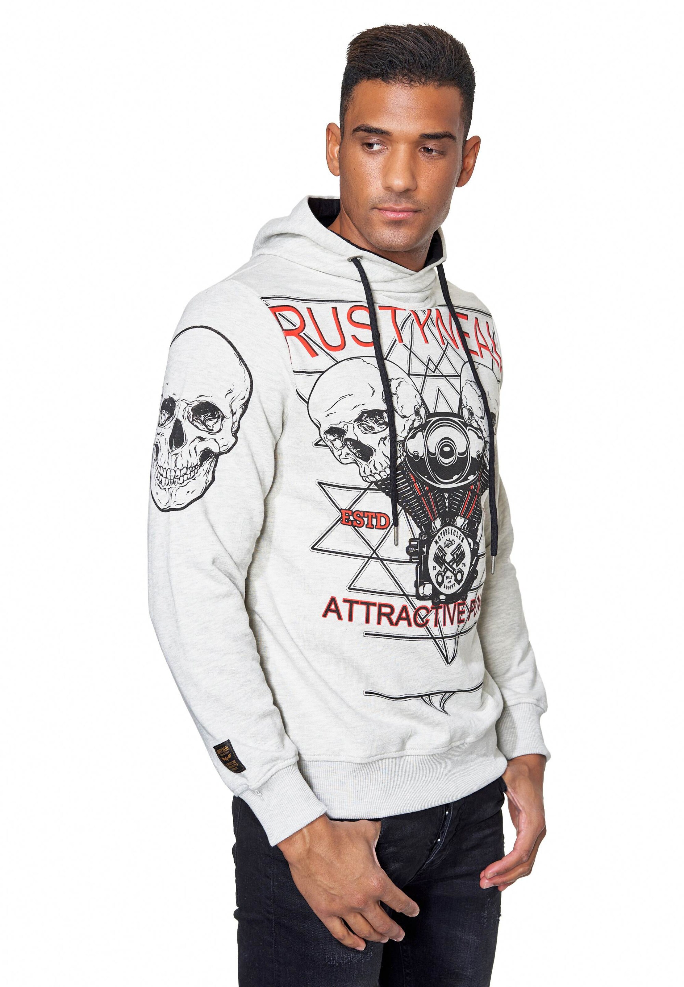 Rusty Neal Sweatshirt in Grey: front