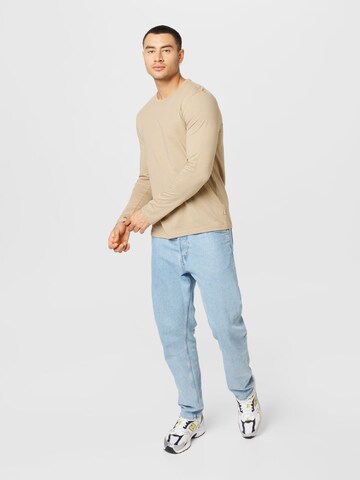 BURTON MENSWEAR LONDON Shirt in Beige