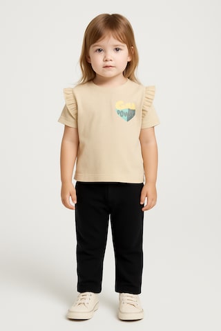 Panço T-Shirt in Beige: Vorderseite