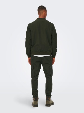 Only & Sons Regular fit Between-Season Jacket 'Jack' in Green