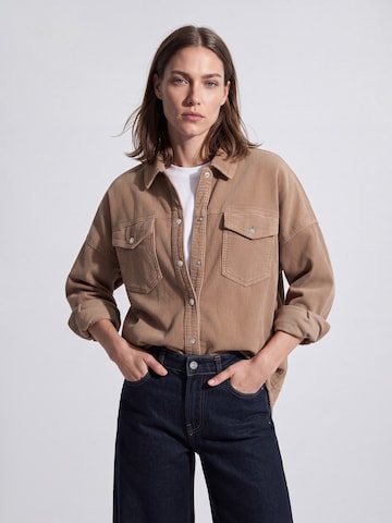 Mavi Blouse ' FIONA ' in Brown: front