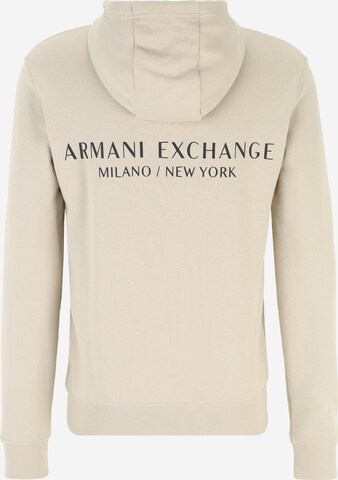 ARMANI EXCHANGE Rovný strih Mikina - Béžová