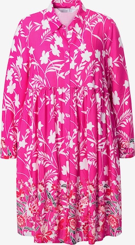Robe-chemise MIAMODA en rose : devant