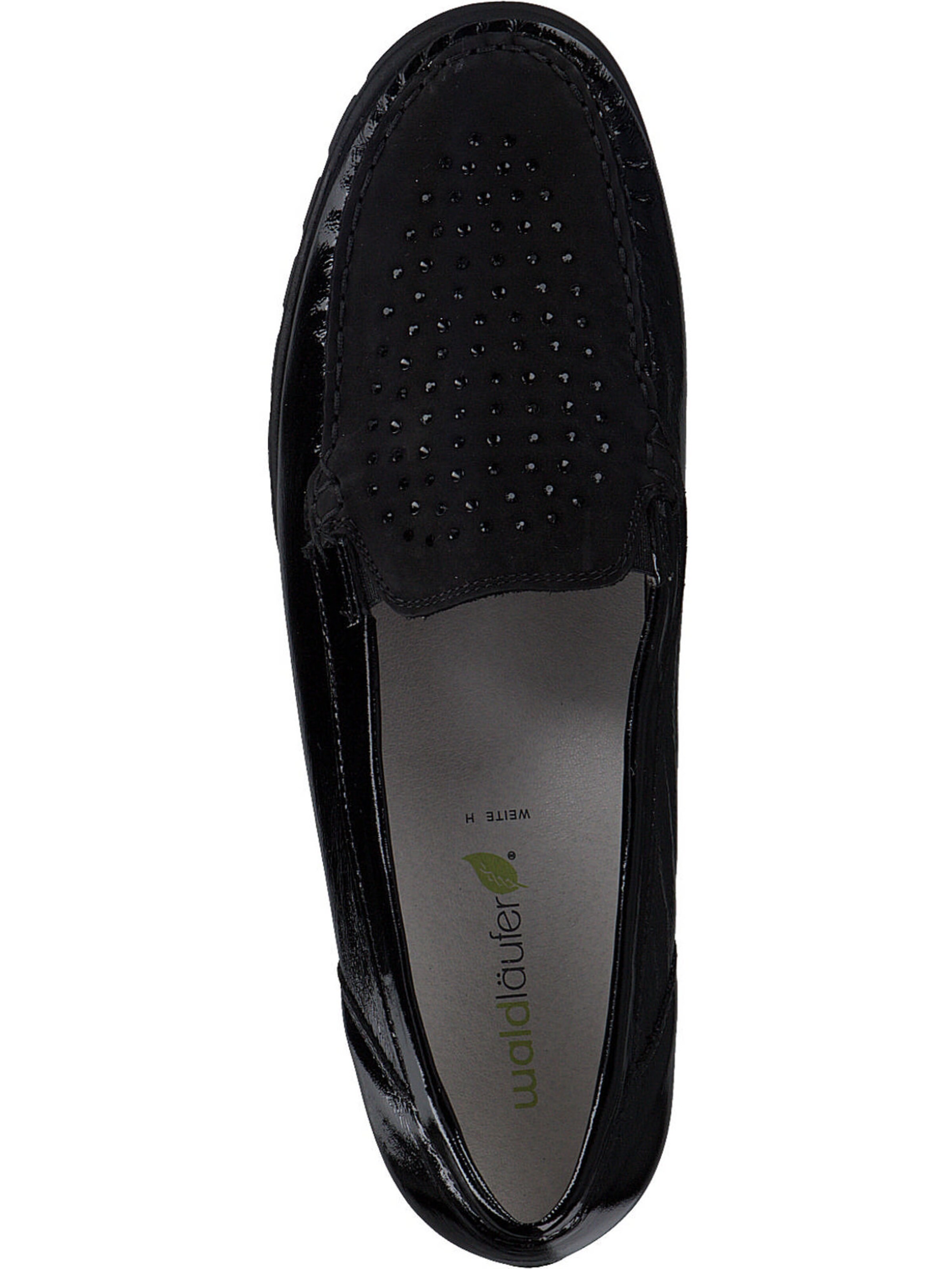 WALDLÄUFER Slipper 'Hegli 549013' in Schwarz