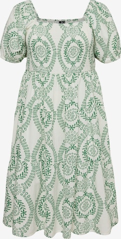 Abito 'VMCRokaya' di Vero Moda Curve in bianco: frontale