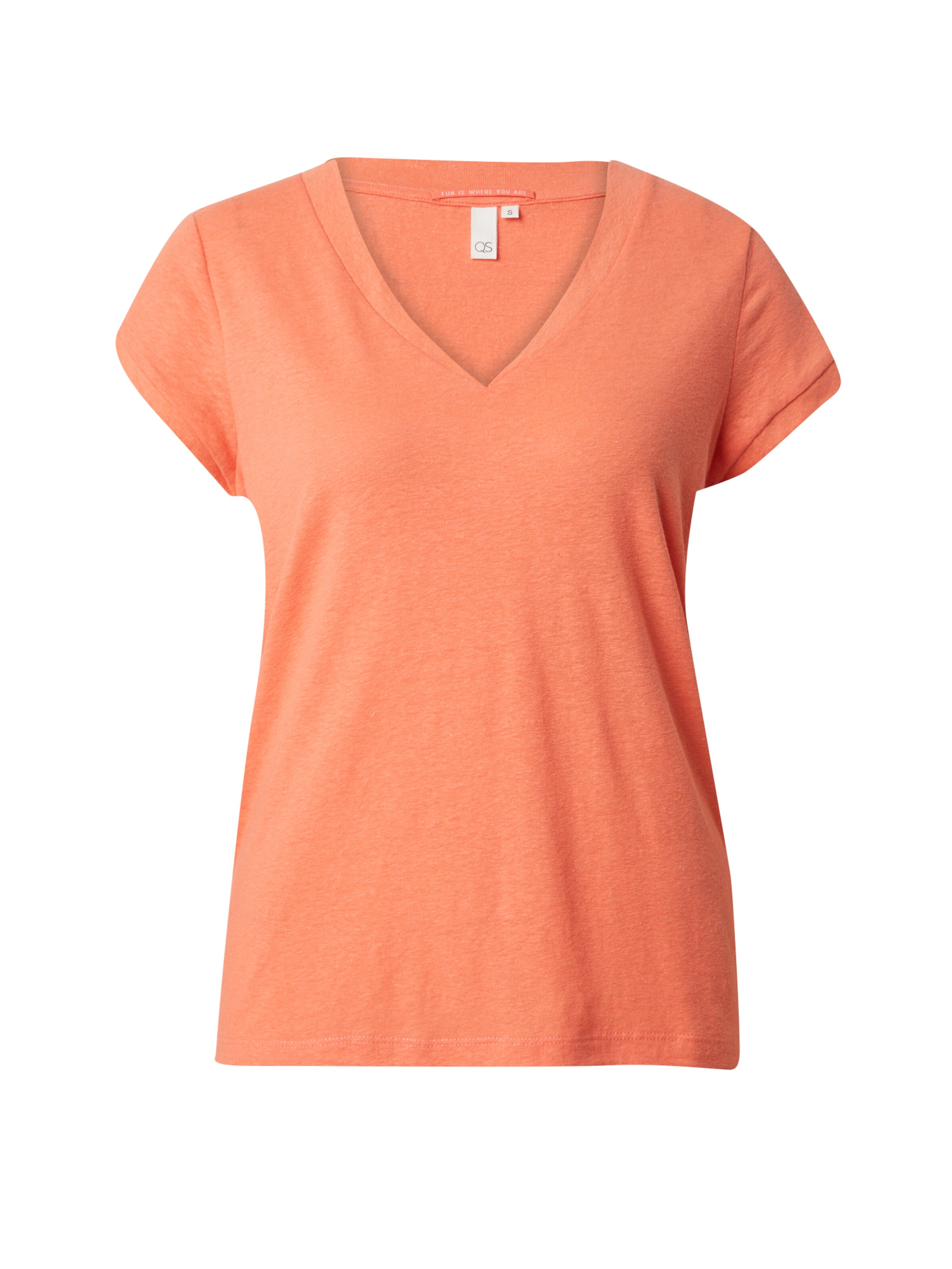QS Shirt in Orange: front