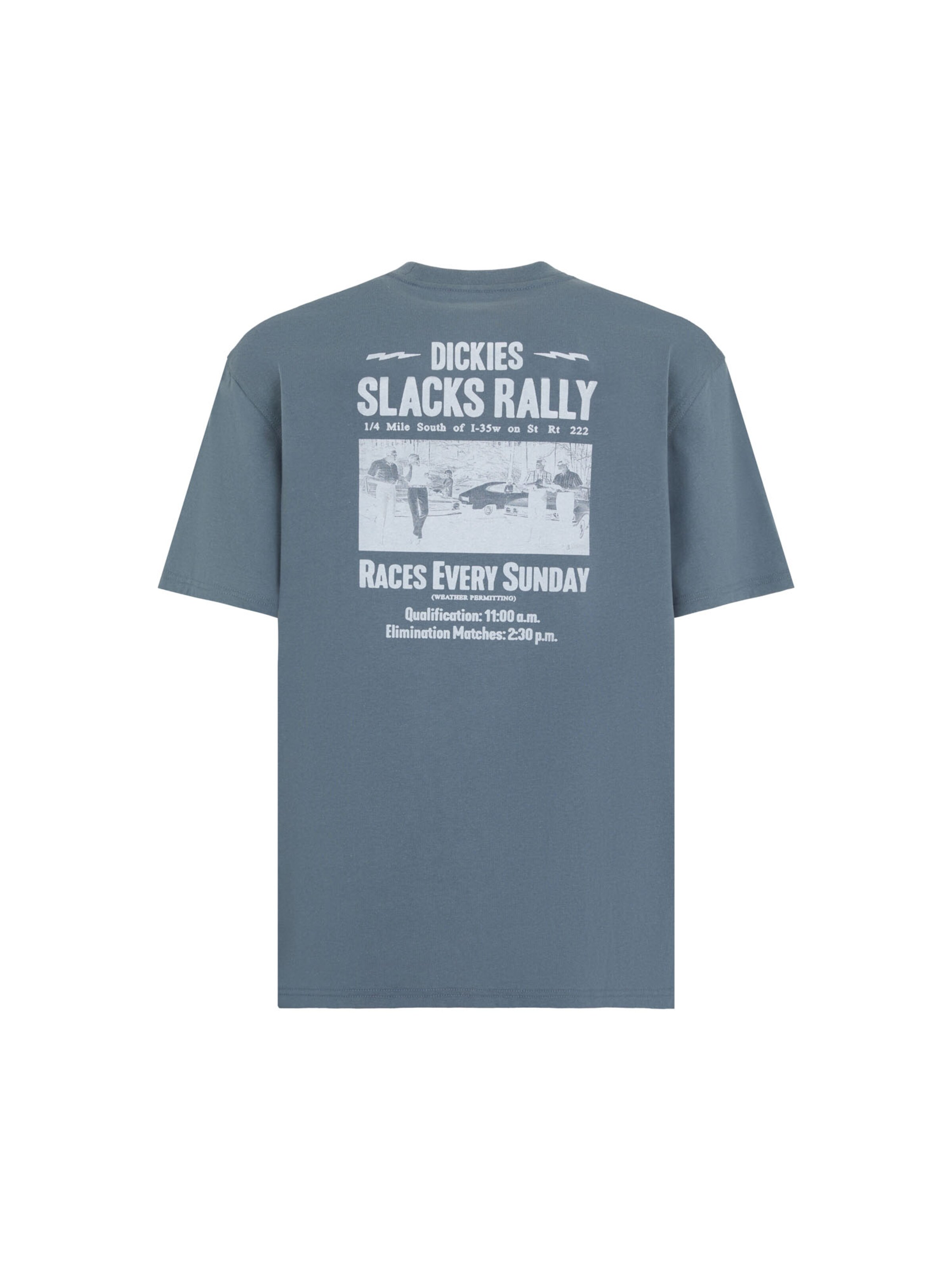 DICKIES Футболка 'Slacks Rally' в Серый