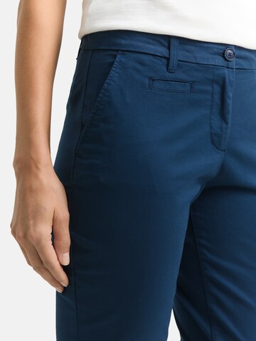 Regular Pantalon chino TOM TAILOR en bleu