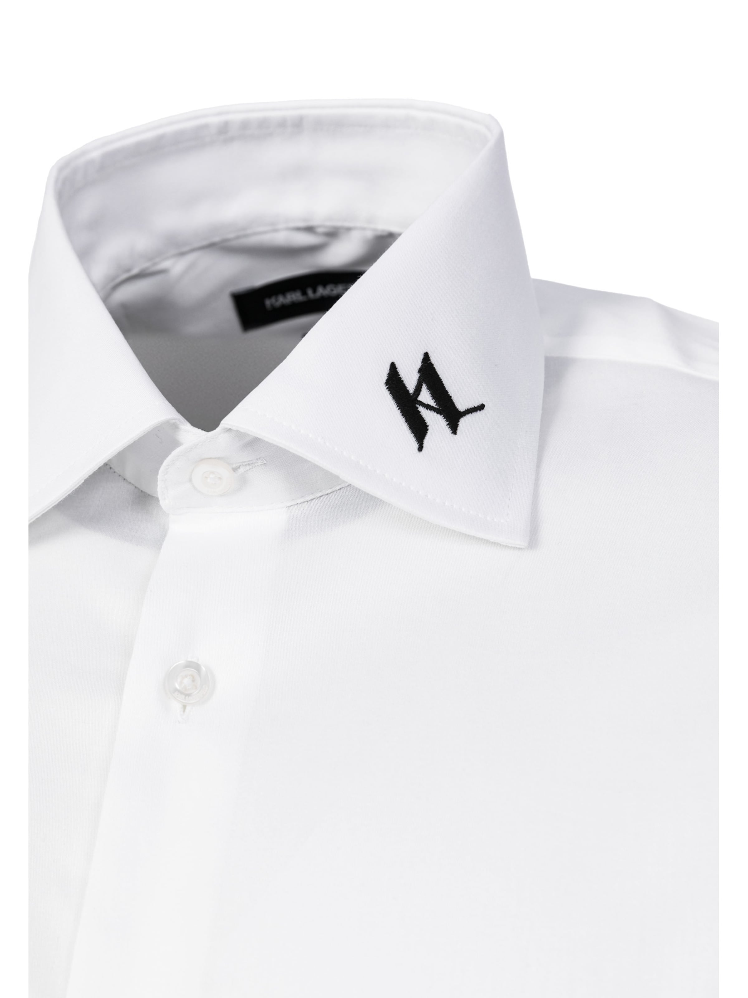 Karl Lagerfeld - Regular Fit Camisa '605041' em branco