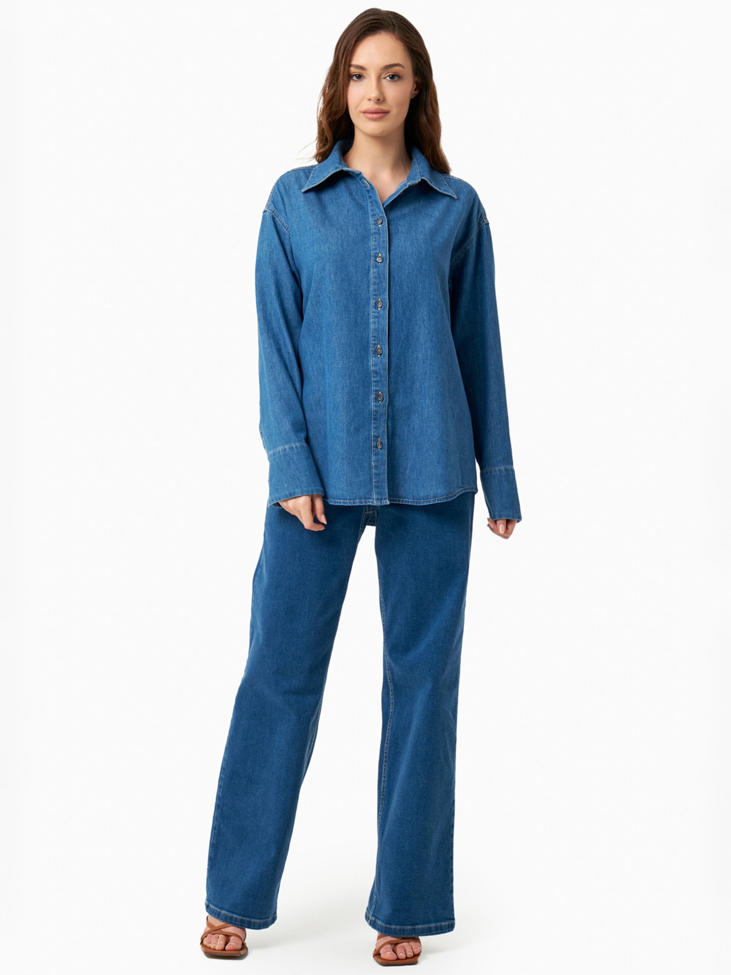 Organication Blouse in Blue