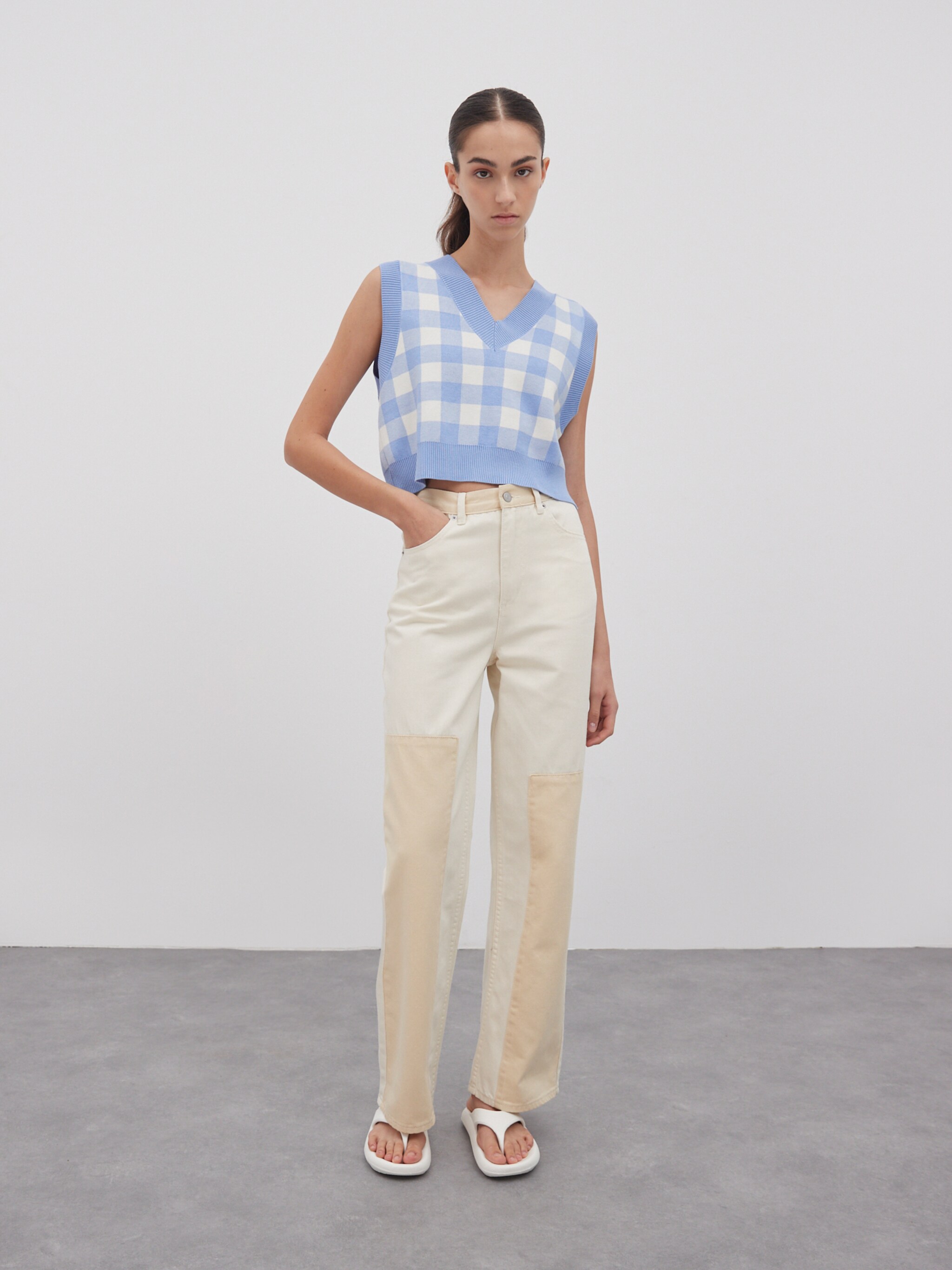 EDITED Produkte Jeans 'Avery' beige