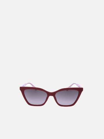 Karl Lagerfeld Sonnenbrille in Rot: Vorderseite