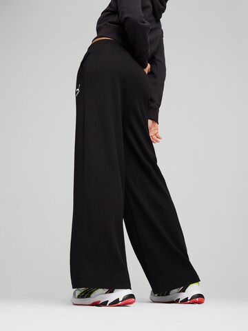 PUMA - regular Pantalón en negro