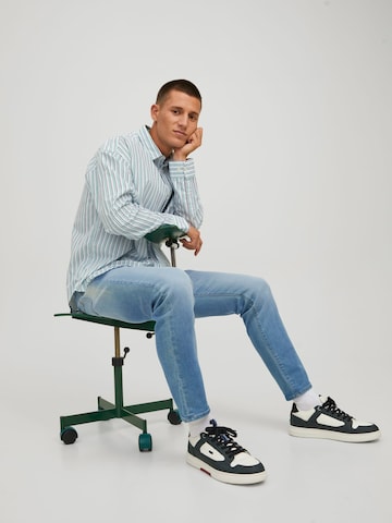 JACK & JONES Baggy Jeans 'glenn' in Blue: front