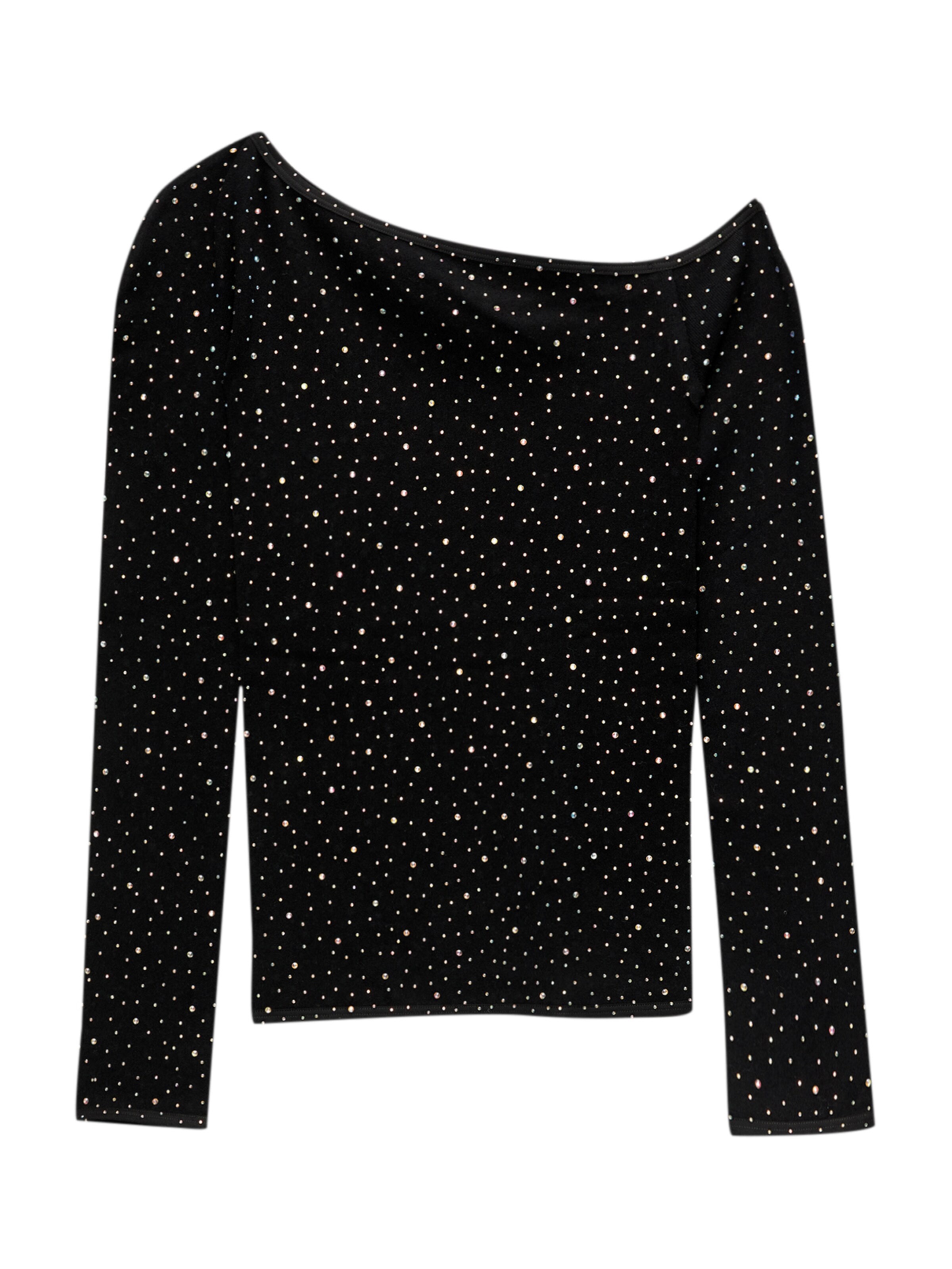 T-shirt Pull&Bear en noir : devant