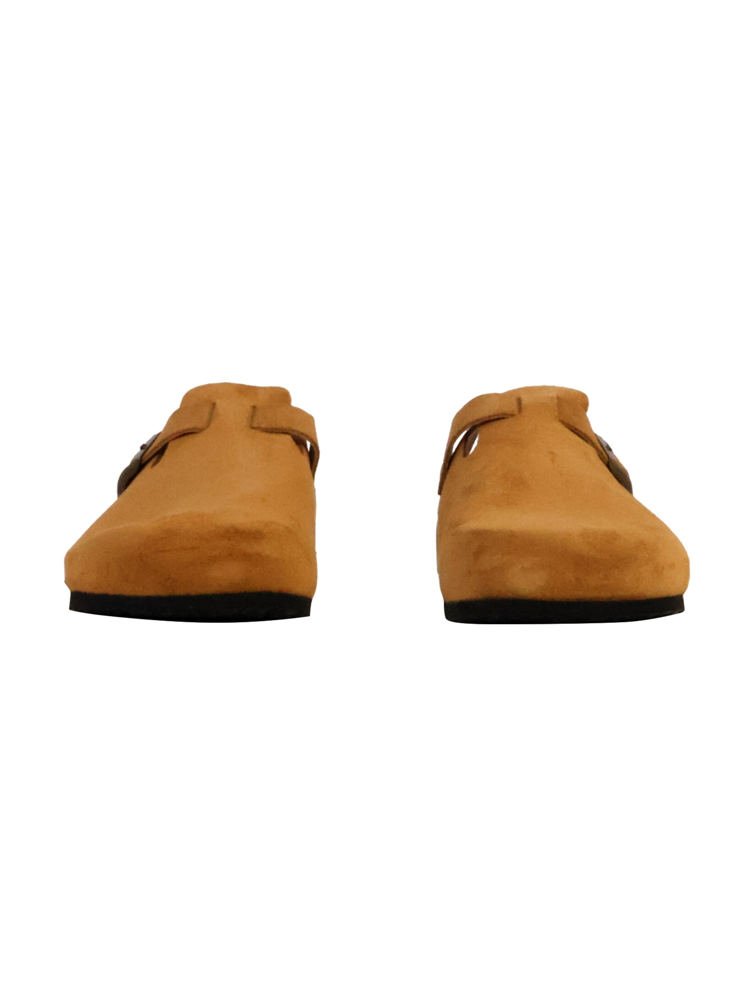 Tamaris Muiltjes 'Flache Pantoletten aus Leder' in Beige