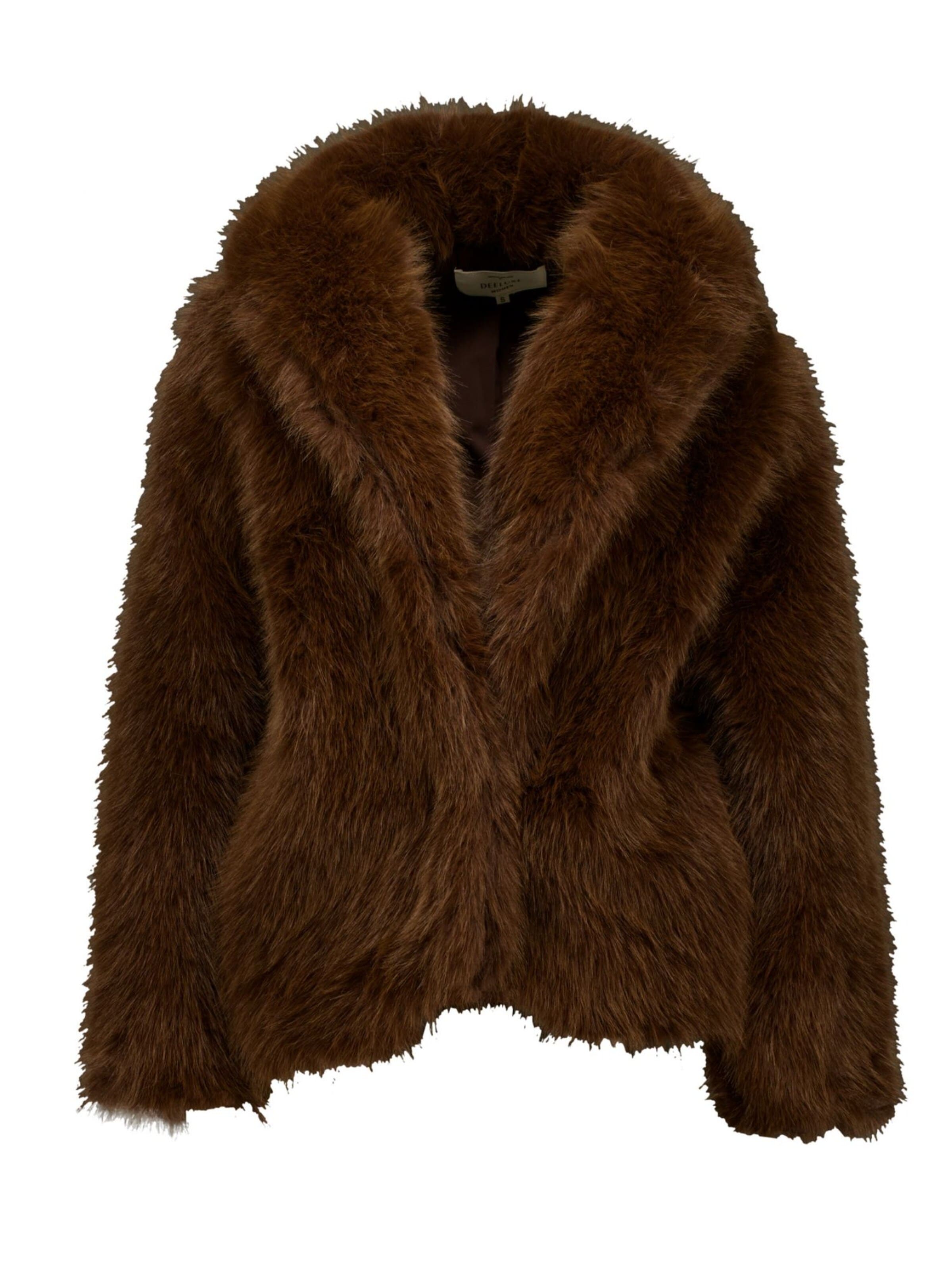 Veste mi-saison Deeluxe en marron : devant