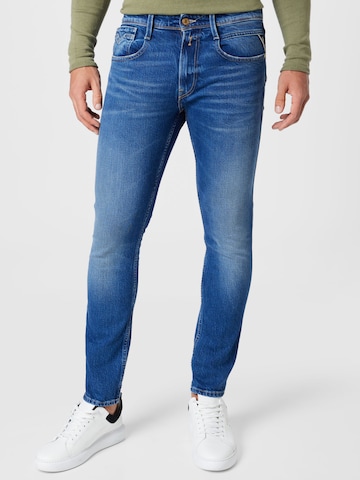 REPLAY Skinny Jeans 'ANBASS' in Blue: front