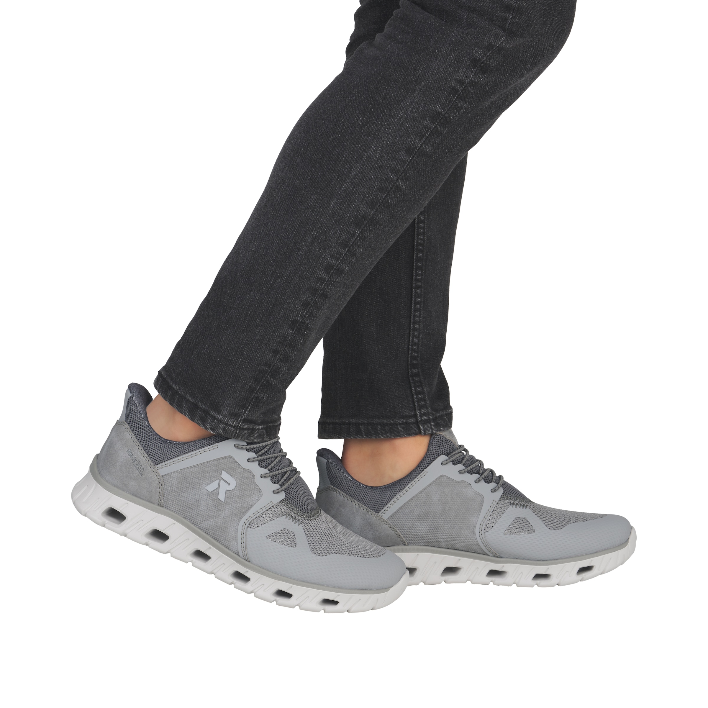 Rieker Slip-Ons in Grey