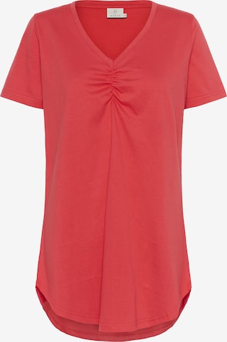 Kaffe - Camiseta en rojo: frente