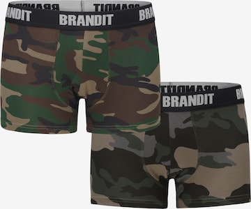 Brandit - Calzoncillo boxer en marrón: frente