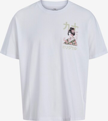 JACK & JONES Shirt 'JORFuji' in Wit: voorkant