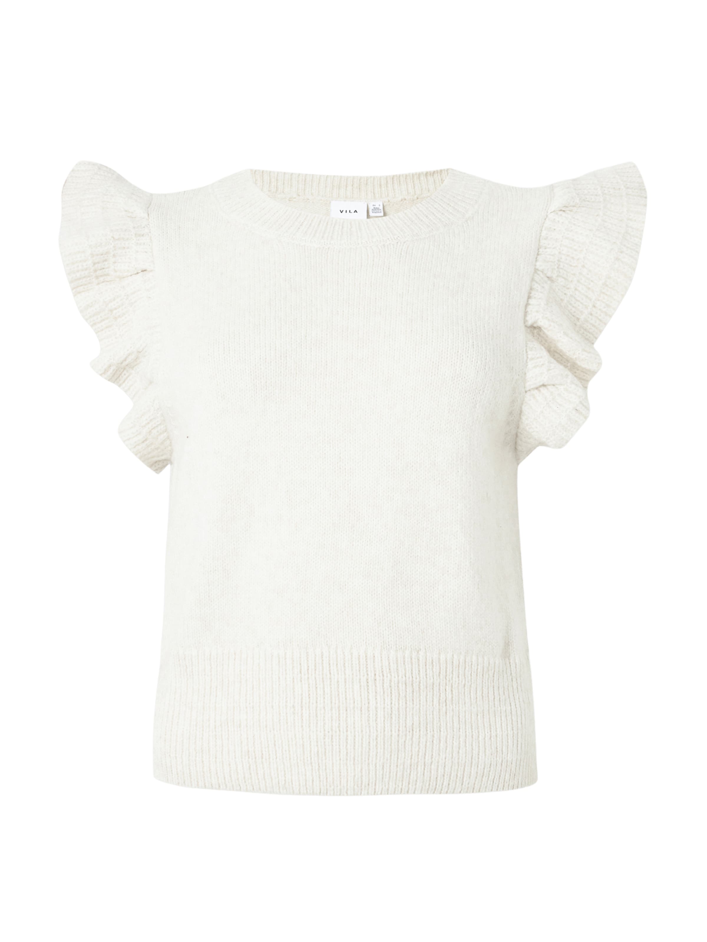 VILA Sweater 'VILOVA' in Beige: front