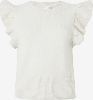 smėlio VILA Megztinis 'VILOVA': priekis