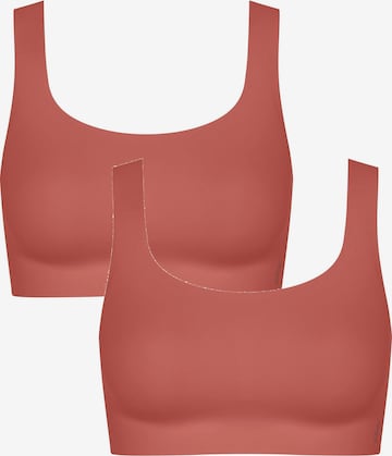 SLOGGI - Bustier Sujetador ' ZERO Feel 2.0 Top ' en naranja: frente
