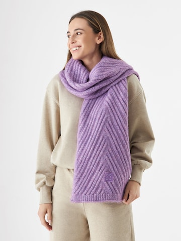 CODELLO Scarf in Purple: front