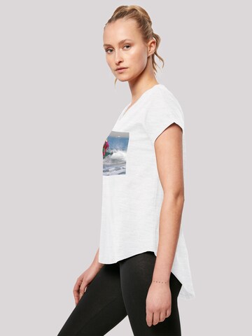 T-shirt 'Batman TV Series Joker Surfing' F4NT4STIC en blanc