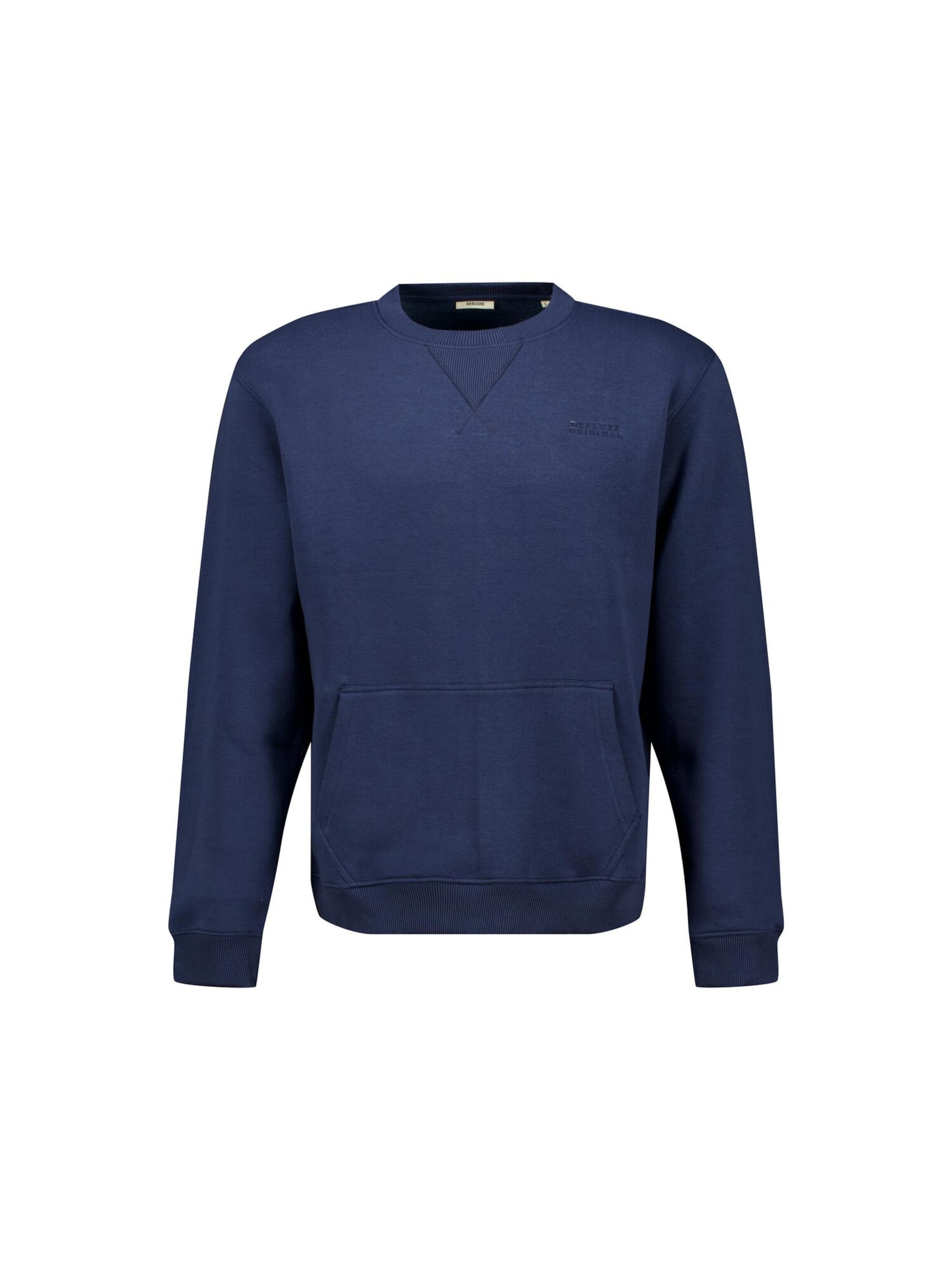 Sweat-shirt 'BENOR' Deeluxe en bleu : devant