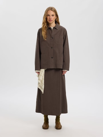 Camicia da donna di SELECTED in marrone