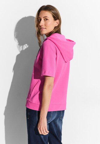 CECIL Zip-Up Hoodie in Pink