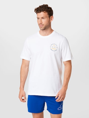 ADIDAS ORIGINALS Тениска в бяло: отпред