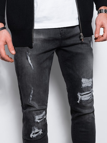 Ombre Regular Jeans in Black