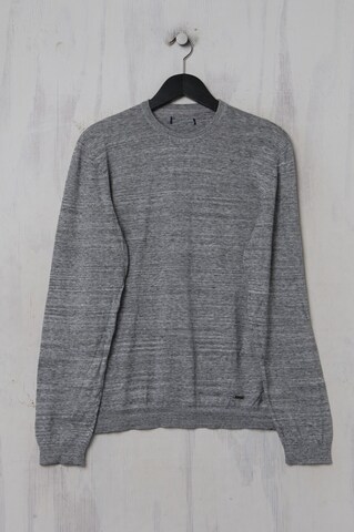 UNBEKANNT Pullover S in Grau: predná strana