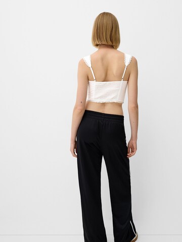Haut Bershka en blanc