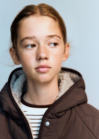 Veste mi-saison 'JULIETA' MANGO KIDS en marron